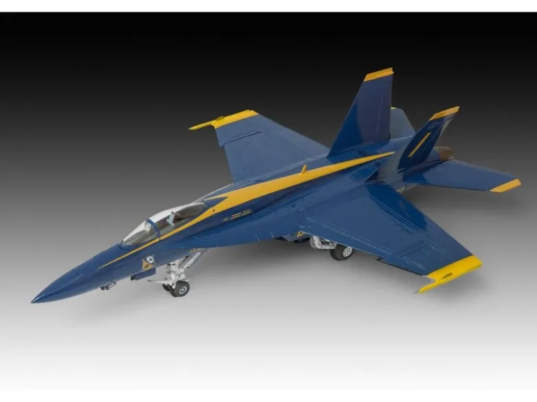 Revell 05613Geschenkset 'Blue Angels - 80 Jahre', Modellbausatz 1:72 inkl. Farben, Pinsel, Kleber