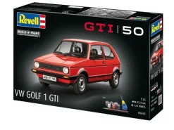 Revell 05623Geschenkset '50 Jahre VW Golf 1 GTi', Modellbausatz 1:24