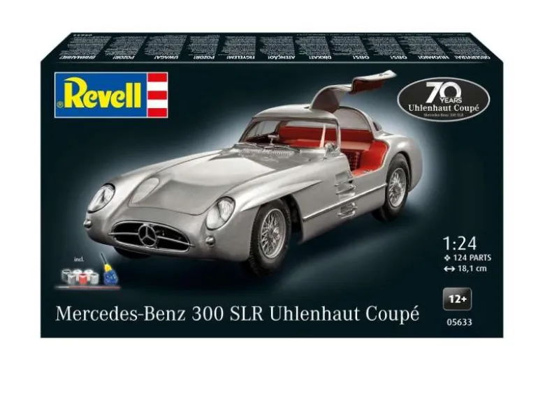 Revell 05633Geschenkset Mercedes-Benz 300 SLR 70th Anniversary 1:24 Bausatz mit Basiszubehör