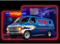 Revell 07732GMC WSQK Squawk Van 'Stranger Things', Modellbausatz 1:25