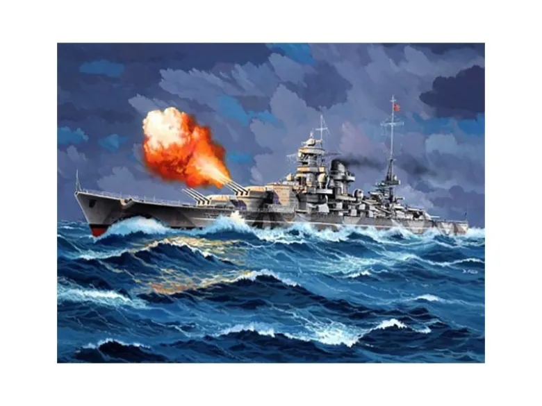 Revell 05181Gneisenau, Bausatz, 1:1200
