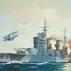 Revell 05182HMS Duke of York, Bausatz, 1:1200