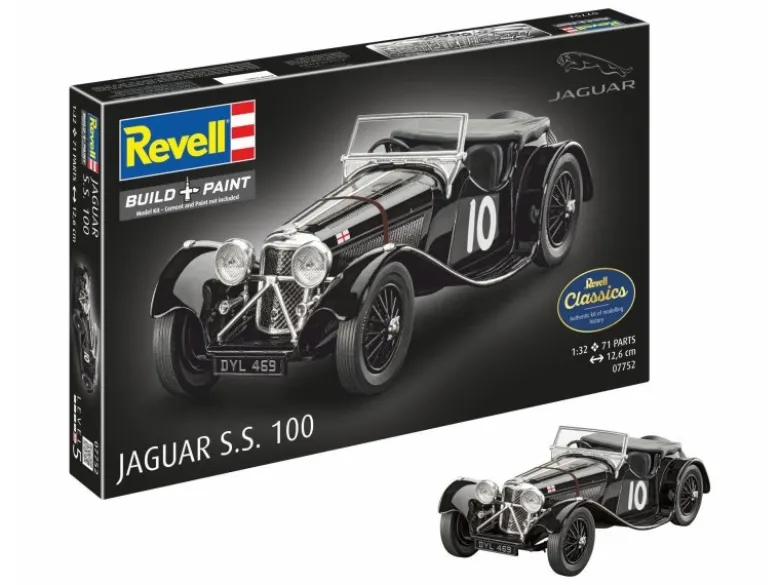 Revell 07752Jaguar SS 100, Bausatz 1:32