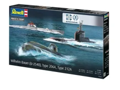 05186 Revell70 Jahre Bundeswehr: Wilhelm Bauer, Type 206A, Class2 1:144