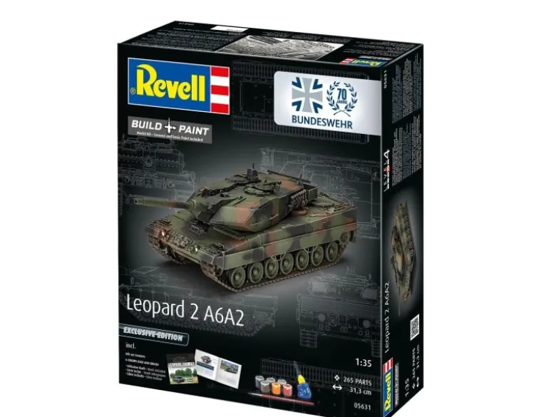 Revell 05631Leopard 2A6MA2 Exclusive Edi Revell Modellbausatz mit Basiszubehör