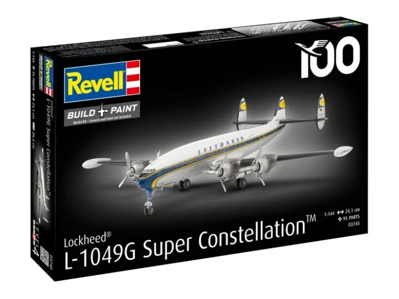 Revell 03745Lockheed L-1049G Super Constellation, Bausatz 1:144