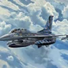 Revell 03844Lockheed Martin F-16D Tigermeet 2014 Plastikbausatz 1:72
