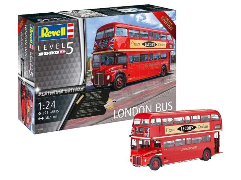 Revell 07720London Bus Bausatz 1:24 Limitierte-Platinum Edition