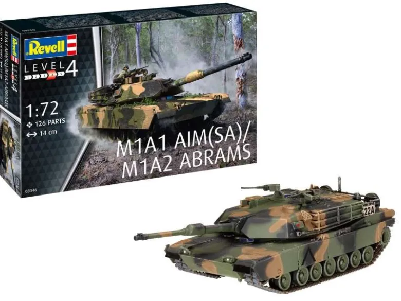 Revell 03346M1A2 Abrams Bausatz 1:72