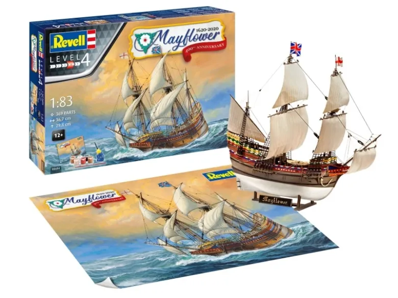 Revell 05684Mayflower - 400th Anniversary 1:83 Plastikbausatz