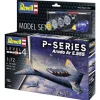 Revell 63790Model Set Arado Ar E.555 - P-Series, Modellbausatz 1:72 inkl. Pinsel, Farben und Kleber