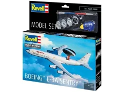 Revell 63794Model Set Boeing E-3A, Bausatz 1:144 inkl. Farben, Pinsel und Kleber
