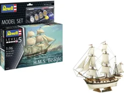 Revell 65458Model Set H.M.S. Beagle, Bausatz 1:96 inkl. Farben, Pinsel und Kleber