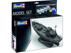 Revell 65242Model Set Kriegsfischkutter, Bausatz 1:144 inkl. Farben, Kleber und Pinsel