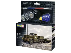 Revell 63364Model Set M19 Tank Transporter Modellbausatz 1:76 inkl. Farben, Pinsel und Kleber