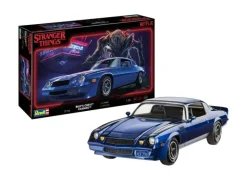 Revell 67728Model Set "StrangerThings"Billy'sChevy Camaro Z-28 1:24 inkl. Pinsel, Kleber und Farben