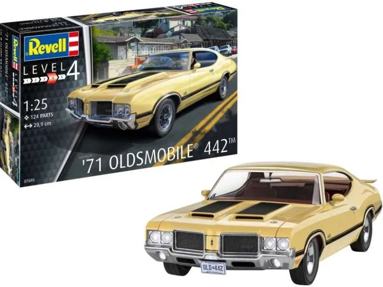 Revell 07695'71 Oldsmobile 442 Bausatz 1:25