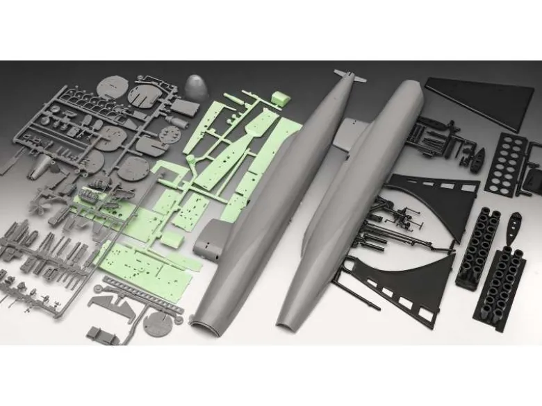 Revell 05185S.S.B. Abraham Lincoln mit Inneneinrichtung, Bausatz 1:253