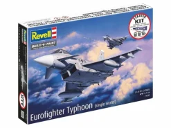 Revell 74282Starter Kit Eurofighter Typhoon, Bausatz, 1:144 inkl. Farben, Pinsel und Kleber