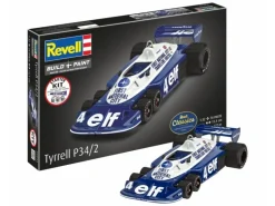Revell 77741Starter Kit Tyrrell P34/2 6-Wheeler - Bausatz 1:32 Modellbausatz mit Basiszubehör