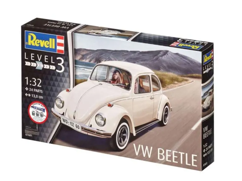 Revell 77681Starter Kit VW Beetle - Bausatz 1:32 Modellbausatz mit Basiszubehör