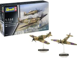 Revell 03771Supermarine Spitfire Mk.Ia & Hawker Hurricane Mk.I, Bausatz 1:144
