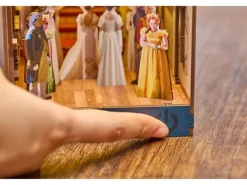 Revell 00542Tiny Adventures - Bridgerton 'The Duke and I' Book Nook - Miniaturwelt aus Holz zum Zusammenbauen