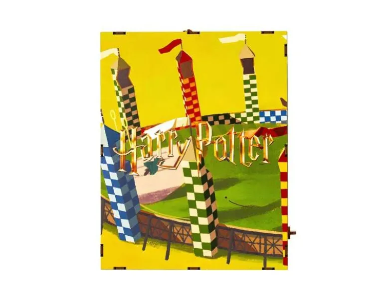 Revell 00532Tiny Adventures - Harry Potter 'Quidditch Field' Book Nook - Miniaturwelt aus Holz zum Zusammenbauen