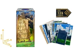 Revell 00536Tiny Adventures - Herr der Ringe 'Minas Tirith' Book Nook - Miniaturwelt aus Holz zum Zusammenbauen