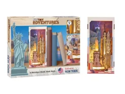 Revell 00540Tiny Adventures - 'New York' Book Nook - Miniaturwelt aus Holz zum Zusammenbauen
