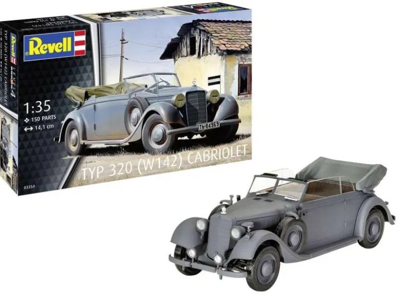 Revell 03354Typ 320 (W142) Cabriolet Bausatz 1:35