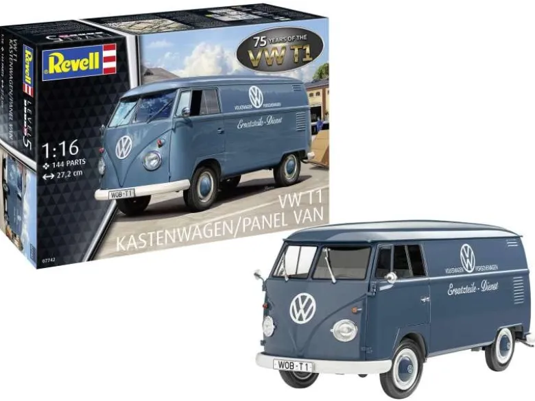 Revell 07742VW T1 Panel Van - 75 Years of the VW T1 Bausatz 1:16