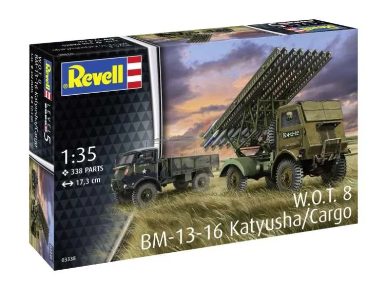 Revell 03338W.O.T. 8 BM-13-16 Katyusha/Cargo Modellbausatz 1:35