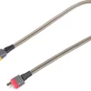 REVTEC GF-1205-030-BLadekabel XT60 Buchse auf Deans Stecker, 400mm Silikon flach