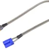 REVTEC GF-1205-016-BLadekabel XT60 Buchse auf EC-5 Stecker, 400mm Silikon flach