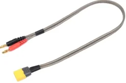 REVTEC GF-1207-011-BLadekabel XT60, 400mm Silikonkabel flach
