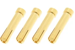 REVTEC GF-1000-016Goldkontakt Adapter 4mm Buchse zu 5mm Stecker