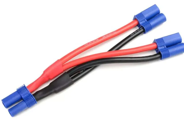 REVTEC GF-1320-161Power Y-Lead - Parallel - EC-5 - 12AWG Silikon Kabel - 12cm