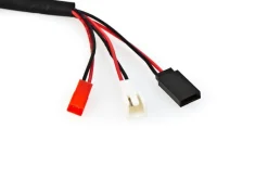 Robitronic R19005Ladeadapter Kabel (Tamiya ->Futaba/BEC/Micro) Adapter für Empfängerakkus etc.
