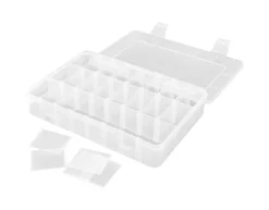 Robitronic R14034Sortierkasten 24 Fächer variabel 202x137x40mm