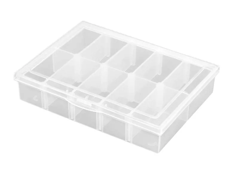 Robitronic R14032Sortierkasten 10 Fächer variabel 134x100x29mm