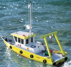 romarin by Krick ro1159Paula RC Arbeitsschiff mit Bergekran Baukasten 1:25