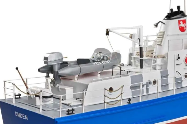 romarin by Krick ro1000Polizeiboot W3 Baukasten 1:25 mit Beschlagsatz