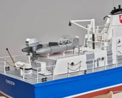 romarin by Krick ro1000Polizeiboot W3 Baukasten 1:25 mit Beschlagsatz