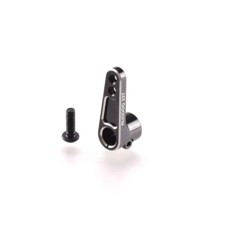 RUDDOG RP-0085-23Aluminium Offset Servo Horn 23T, schwarz