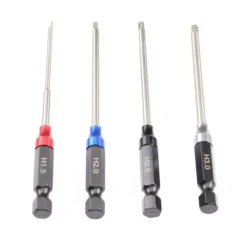 RUDDOG RP-0668Innensechskant Bit Set Metrisch 1,5 / 2,0 / 2,5 / 3,0 mm Bit Einsätze für Akkuschrauber