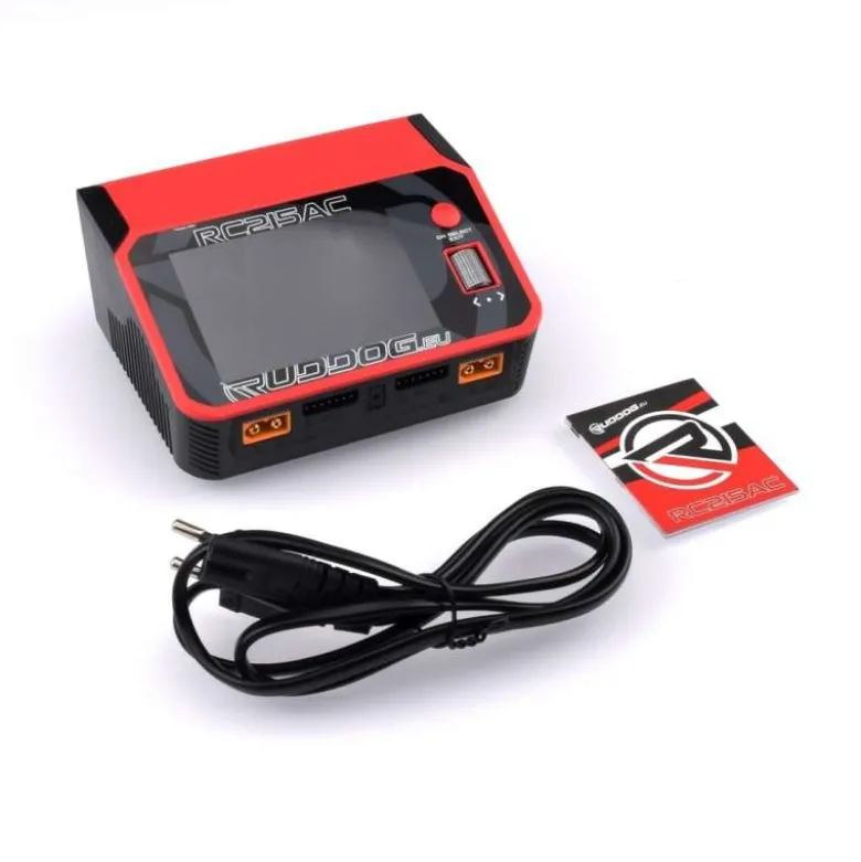 RUDDOG RP-0417RC215AC Dual Ladegerät AC/DC, 1-6S LiPo, 0,1-15A 350W/Kanal