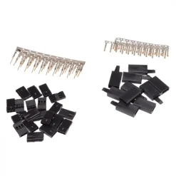 RUDDOG RP-0312Servo Stecker und Buchsen mit Sicherung für Futaba und JR