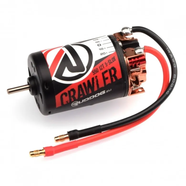 RUDDOG RP-02795-Slot Brushed Motor Crawler 550 12T