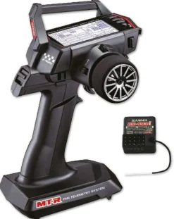 Sanwa 101A32773AMT-R Telemetrie Fernsteuerung, RX-493i Empfänger 2,4 GHz FH5